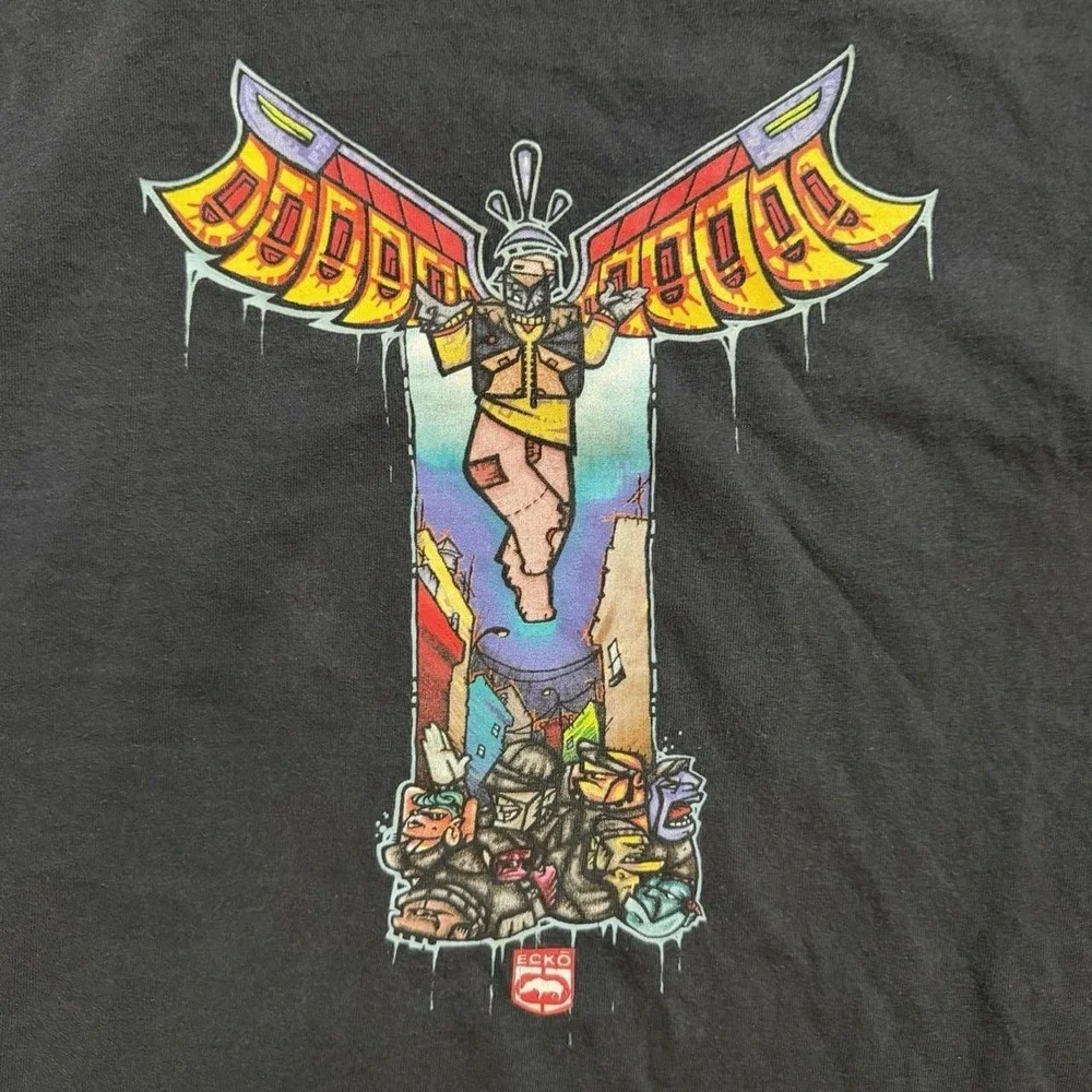 Vintage Ecko Unltd. Graffiti T-Shirt Men's Size 2XL Made In USA Y2K 2000s